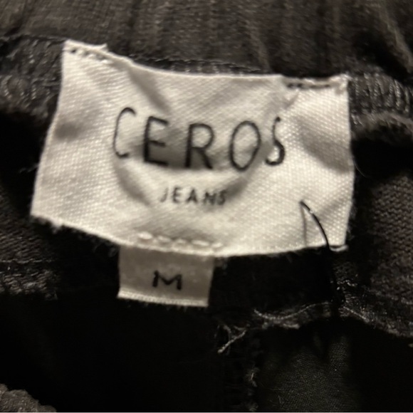 Women’s Ceros Cotton Brown Drawstring Elastic Waist Jogger Pants Size Medium - Picture 3 of 4